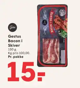 SPAR Gestus Bacon i Skiver tilbud
