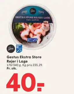SPAR Gestus Ekstra Store Rejer i Lage tilbud