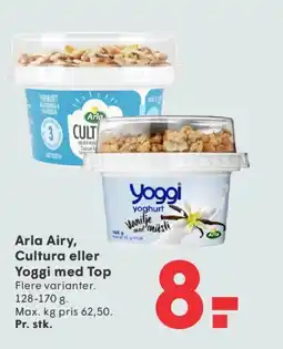 SPAR Arla Airy, Cultura eller Yoggi med Top tilbud