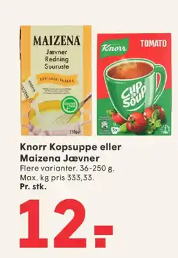 SPAR Knorr Kopsuppe eller Maizena Jævner tilbud