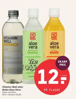 SPAR Vitamin Well eller Nobe Aloe Vera tilbud