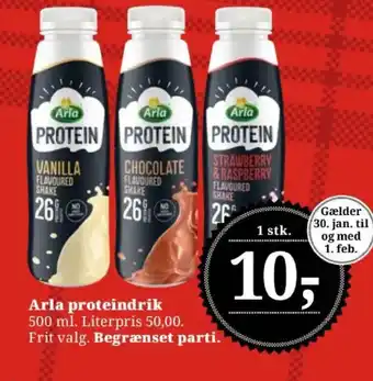 Dagli'Brugsen Arla proteindrik tilbud