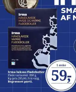 Dagli'Brugsen Irma luksus flødeboller tilbud