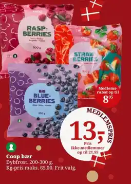 Dagli'Brugsen Coop bær tilbud