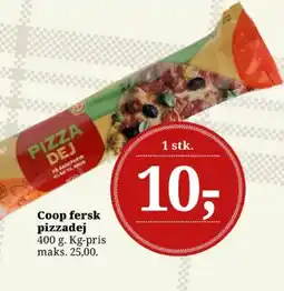 Dagli'Brugsen Coop fersk pizzadej tilbud