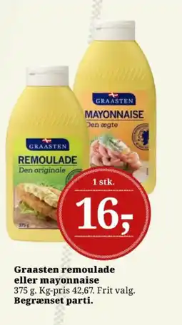 Dagli'Brugsen Graasten remoulade eller mayonnaise tilbud
