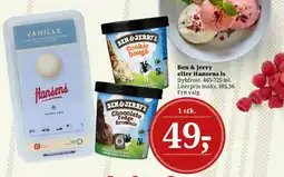 Dagli'Brugsen Ben & Jerry eller Hansens is tilbud