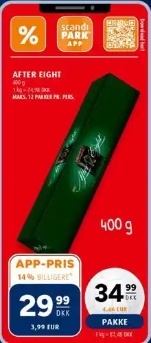 Scandinavian Park After Eight tilbud