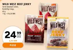 Scandinavian Park Wild West Beef Jerky tilbud