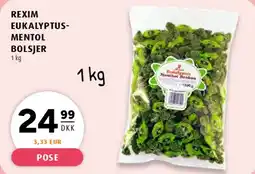 Scandinavian Park Rexim Eukalyptus-Mentol bolsjer tilbud