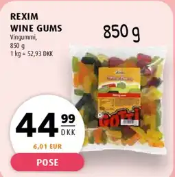 Scandinavian Park Rexim Wine Gums 850 g tilbud