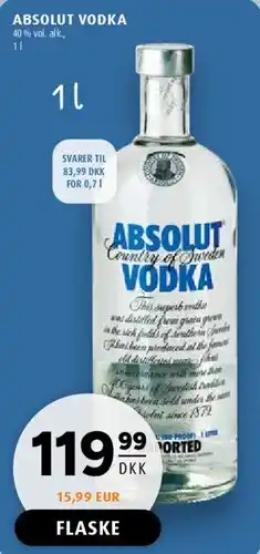 Scandinavian Park Absolut Vodka tilbud