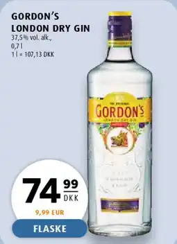 Scandinavian Park Gordon's London Dry Gin tilbud