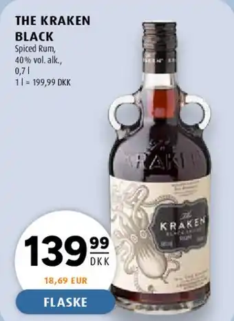 Scandinavian Park The Kraken Black Spiced Rum tilbud