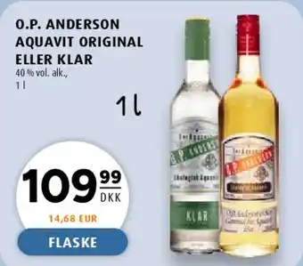 O.P. ANDERSON AQUAVIT