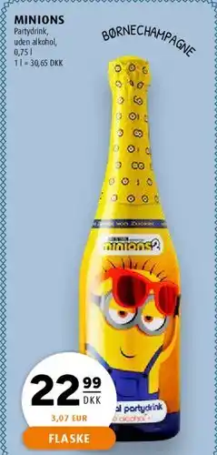 Scandinavian Park Minions - børnechampagne tilbud