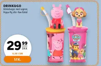 DRINK&GO drikkedåse med sugerør