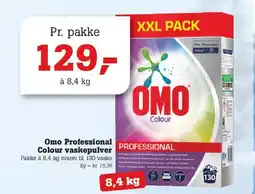 Poetzsch Padborg Omo Professional Colour vaskepulver (XXL Pack) tilbud