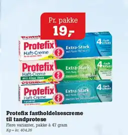 Poetzsch Padborg Protefix fasthedsscreme / Haft-Creme til tandproteser tilbud
