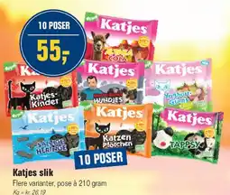 Otto Duborg Katjes slik (10 poser) tilbud