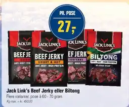 Otto Duborg Jack Link's Beef Jerky / Biltong tilbud