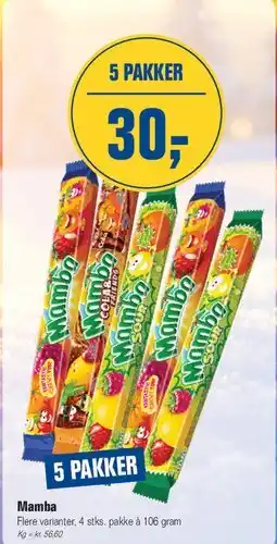 Otto Duborg Mamba - 5 pakker tilbud