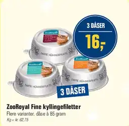 Otto Duborg ZooRoyal Fine kyllingefileter tilbud