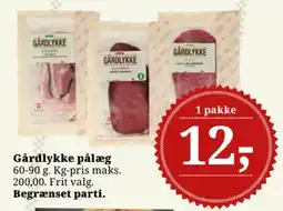 Dagli'Brugsen Gårdlykke pålæg tilbud