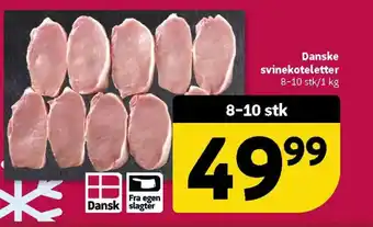 Danske svinekoteletter