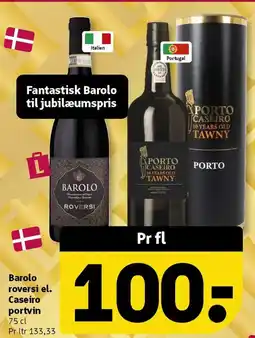 Løvbjerg Barolo roversi el. Caseiro portvin tilbud