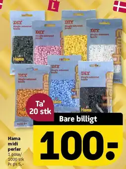 Løvbjerg Hama midi perler tilbud