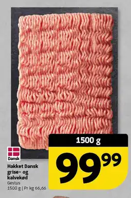 Løvbjerg Hakket Dansk grise- og kalvekød tilbud