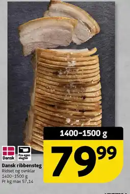 Løvbjerg Dansk ribbensteg tilbud