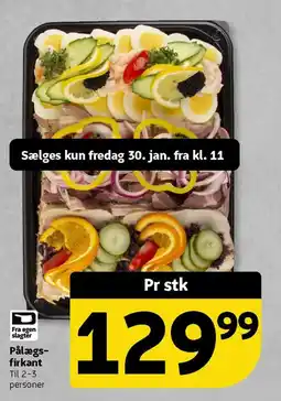 Løvbjerg Pålægs- firkant tilbud