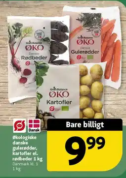 Løvbjerg Økologiske danske gulerødder, kartofler el. rødbeder tilbud