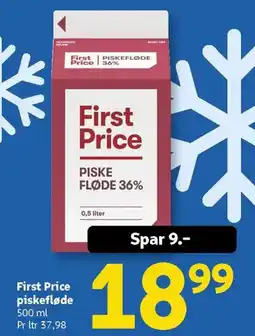 Løvbjerg First Price piskefløde tilbud