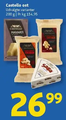 Løvbjerg Castello ost tilbud