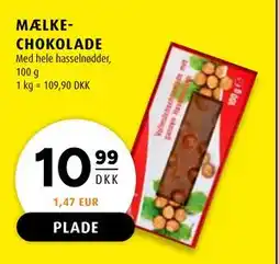 Scandinavian Park MÆLKECHOKOLADE tilbud