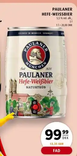 Scandinavian Park PAULANER HEFE-WEISSBIER tilbud