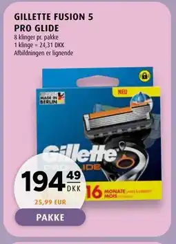 Scandinavian Park GILLETTE FUSION 5 PRO GLIDE tilbud