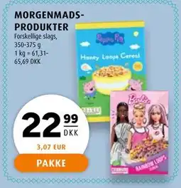 Scandinavian Park MORGENMADSPRODUKTER tilbud