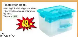 Harald Nyborg Plastbøtter 50 stk tilbud