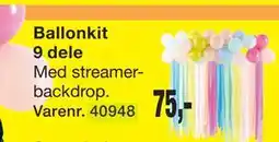Harald Nyborg Ballonkit 9 dele tilbud