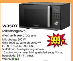 Harald Nyborg Mikrobølgeovn med airfryer-program tilbud