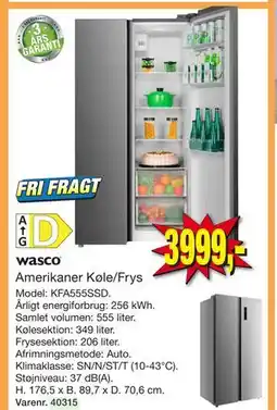 Harald Nyborg Amerikaner Køle/Frys tilbud