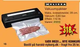 Harald Nyborg Vakuumpakker tilbud