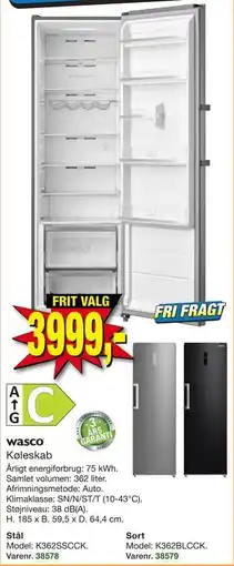 Harald Nyborg Køleskab tilbud