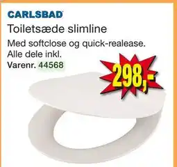 Harald Nyborg Toiletsæde slimline tilbud