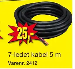 Harald Nyborg 7-ledet kabel 5 m tilbud