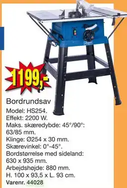 Harald Nyborg Bordrundsav tilbud